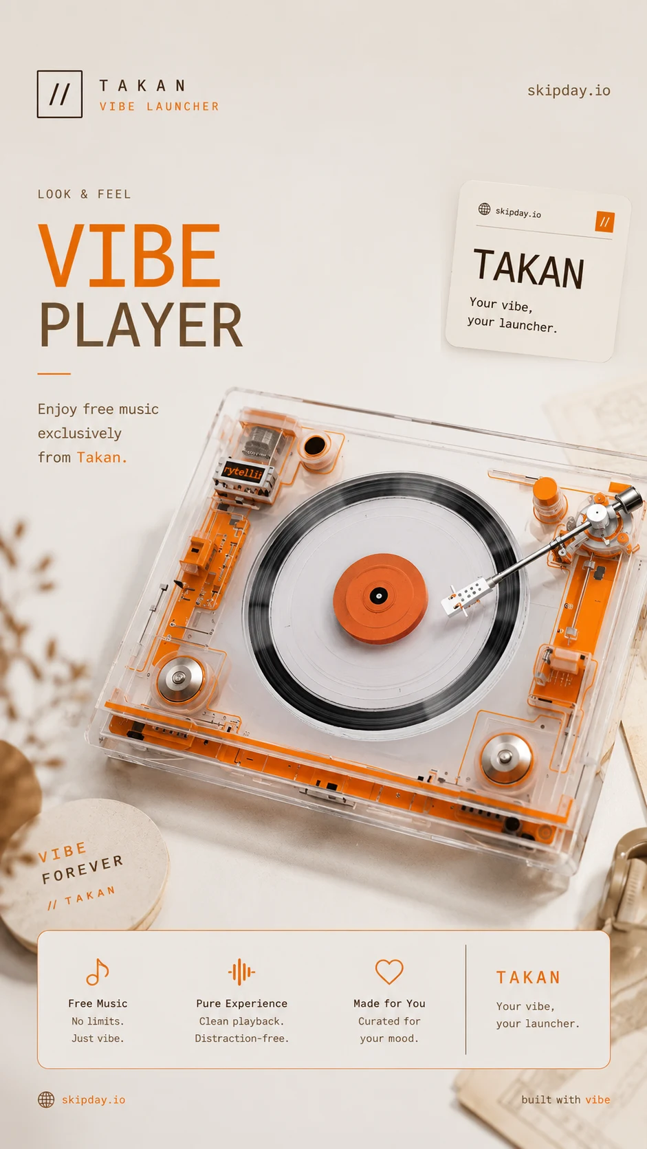 Takan - Vibe Launcher screenshot